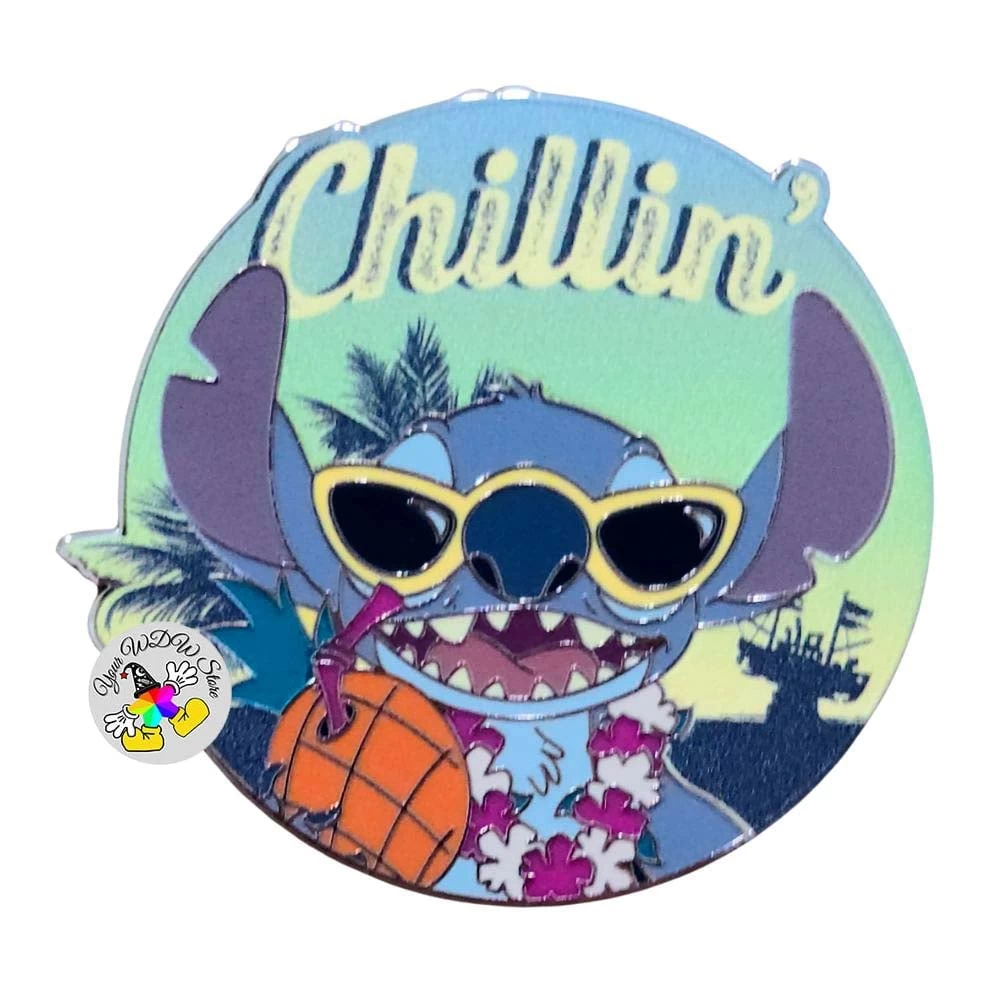 Disney Pin - Typhoon Lagoon Stitch Chillin'