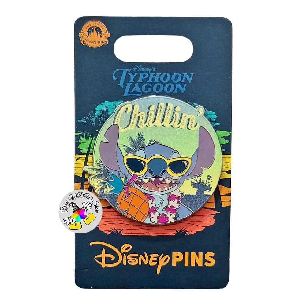 Disney Pin - Typhoon Lagoon Stitch Chillin' - Image 2