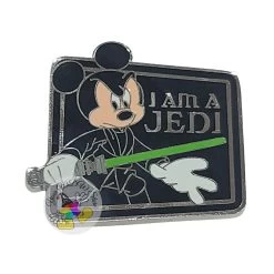 Disney Pin - Mystery Star Wars Quotes - Mickey Mouse As Jedi Luke Skywalker