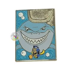 Disney Pin - 2013 PIXAR Mystery Collection - Finding Nemo - Bruce And Marlin CHASER