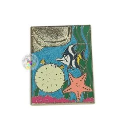 Disney Pin - 2013 PIXAR Mystery Collection - Finding Nemo - Gil Bloat And Peach CHASER