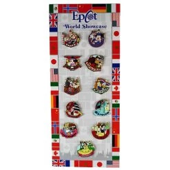 Disney Epcot Pin Set - World Showcase Pavilions