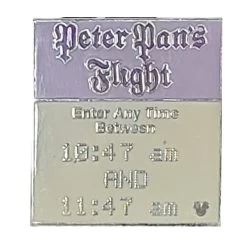 Disney Hidden Mickey Pin - 2008 Series - Fast Pass - Peter Pan's Flight - Completer