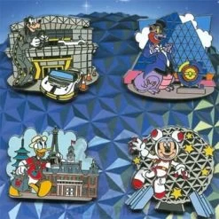 Disney Booster Pin Collection - Epcot