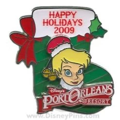 Disney Happy Holidays Pin - 2009 Port Orleans