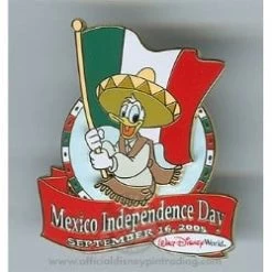 Disney Mexico Independence Day Pin - Donald Duck 2005