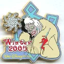 Disney Surprise Pin - Winter - Cruella De Vil