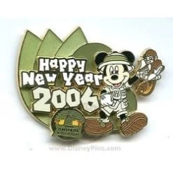 Disney Happy New Year Pin - Animal Kingdom