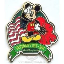 Disney Veteran's Day Pin - Patriotic Mickey Mouse