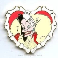 Disney Surprise Pin - Villains Heart - Cruella De Vil