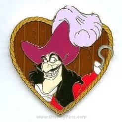 Disney Surprise Pin - Villains Heart - Captain Hook