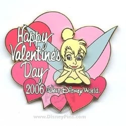 Disney Valentine's Day Pin - Tinker Bell