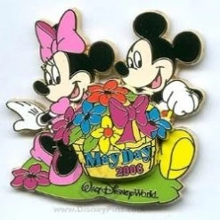Disney May Day Pin - Minnie And Mickey