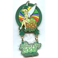 Disney Jumbo Pin - St. Patrick's Day - Tinker Bell