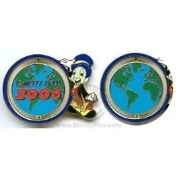 Disney Earth Day Pin - 2006 - Jiminy Cricket