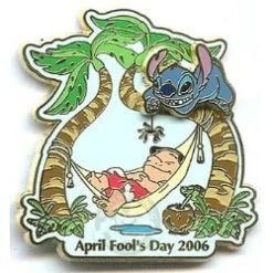 Disney April Fool's Day Pin - Lilo And Stitch