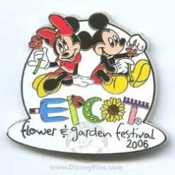 Disney Flower & Garden Festival Pin - Mickey & Minnie