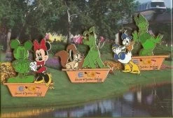 Disney Boxed Pin Set - Flower & Garden Festival - Character Topiaries