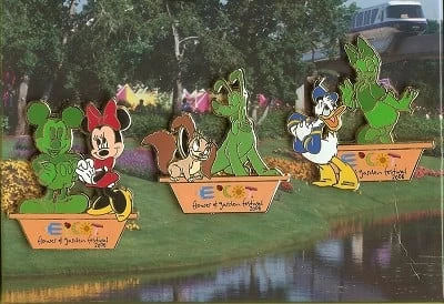 Disney Boxed Pin Set - Flower & Garden Festival - Character Topiaries