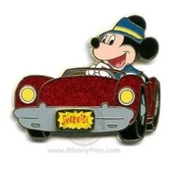 Disney Surprise Pin - Glitter Cars - Mickey Mouse