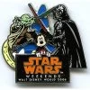 Disney Star Wars Weekends 2006 Logo Pin - Mickey - Darth Vader - Yoda