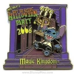 Disney Halloween Party 2006 Pin - Haunted Mansion Stitch