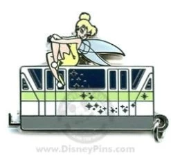 Disney Mystery Tin Pin - Walt Disney World Monorail - Tinker Bell
