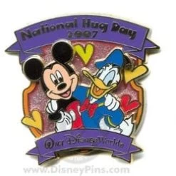 Disney National Hug Day Pin - Mickey And Donald