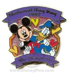 Disney National Hug Day Pin - Mickey And Donald