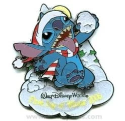 Disney First Day Of Winter Pin - 2006 Stitch