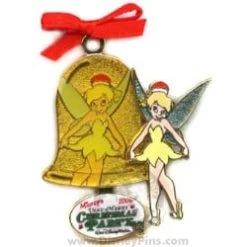 Disney Very Merry Christmas Party 2006 Pin - Tinker Bell With Bell