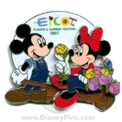 Disney Passholder Pin - Flower & Garden Festival - Mickey & Minnie