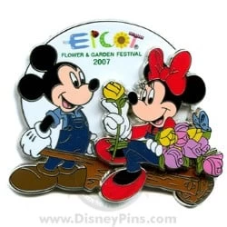 Disney Passholder Pin - Flower & Garden Festival - Mickey & Minnie