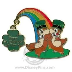 Disney St. Patrick's Day Pin - Chip And Dale