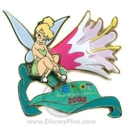 Disney Passholder Pin - Flower And Garden Festival 2008 - Tinker Bell