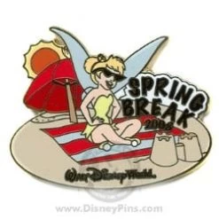 Disney Spring Break Pin - 2008 - Tinker Bell