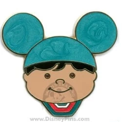 Disney Mystery Tin Pin - It's A Small World Kids - Boy - Teal Ears