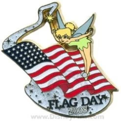 Disney Flag Day Pin - Tinker Bell