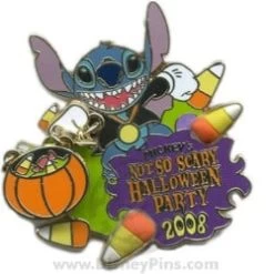 Disney Not So Scary Halloween Party Pin - 2008 - Stitch