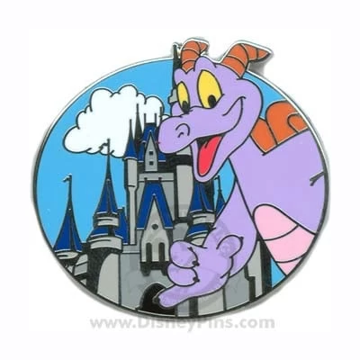Disney Mystery Tin Pin - Cinderella Castle - Figment