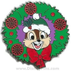 Disney Mystery Tin Pin - Happy Holiday 2008 - Chip