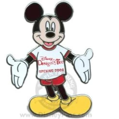 Disney Design-A-Tee Store Pin - Opening Day
