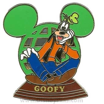 Disney Resort Ear Globe Pin - Goofy