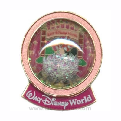 Disney Spotlight Pin - Snow Globe - Resort Entrance - Minnie Mouse
