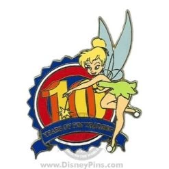 Disney Pin Trading 10th Anniversary Pin - Tinker Bell