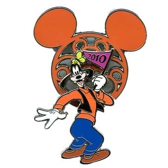 Disney Mickey Mouse Icon W/ Character Pin - Goofy