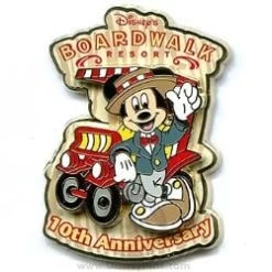 Disney Resort Pin - Disney's Boardwalk - 10th Anniversary