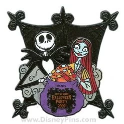 Disney Not So Scary Halloween Party Pin - 2009 - Jack And Sally