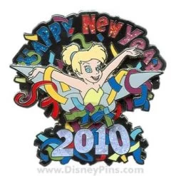 Disney New Year Pin - 2010 Tinker Bell