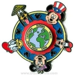 Disney Create-A-Pin - Around The World